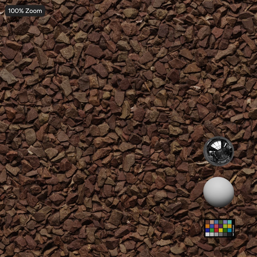 Medium Jagged Gravel Texture