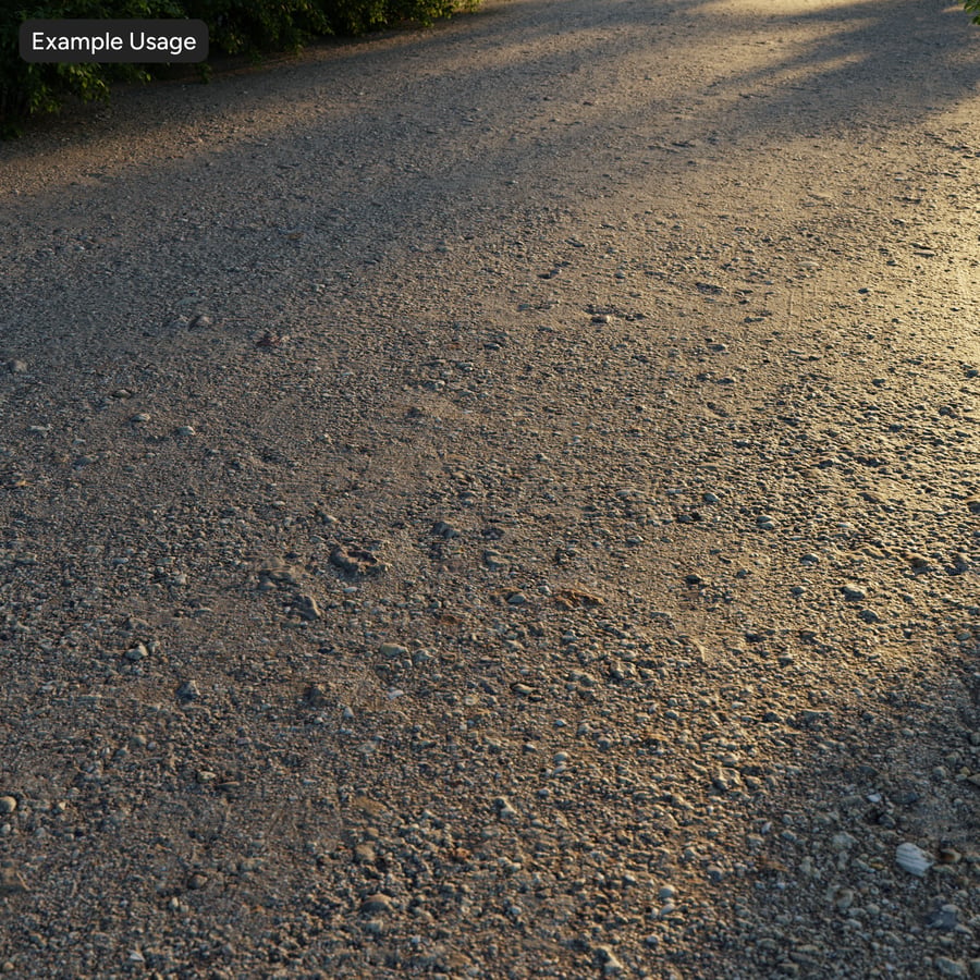 Small Mixed Rocks on Dirt Texture