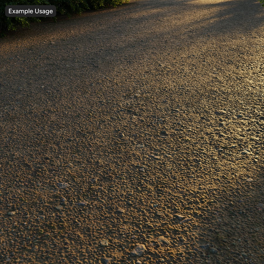 Scattered Gravel on Dirt Texture, Brown