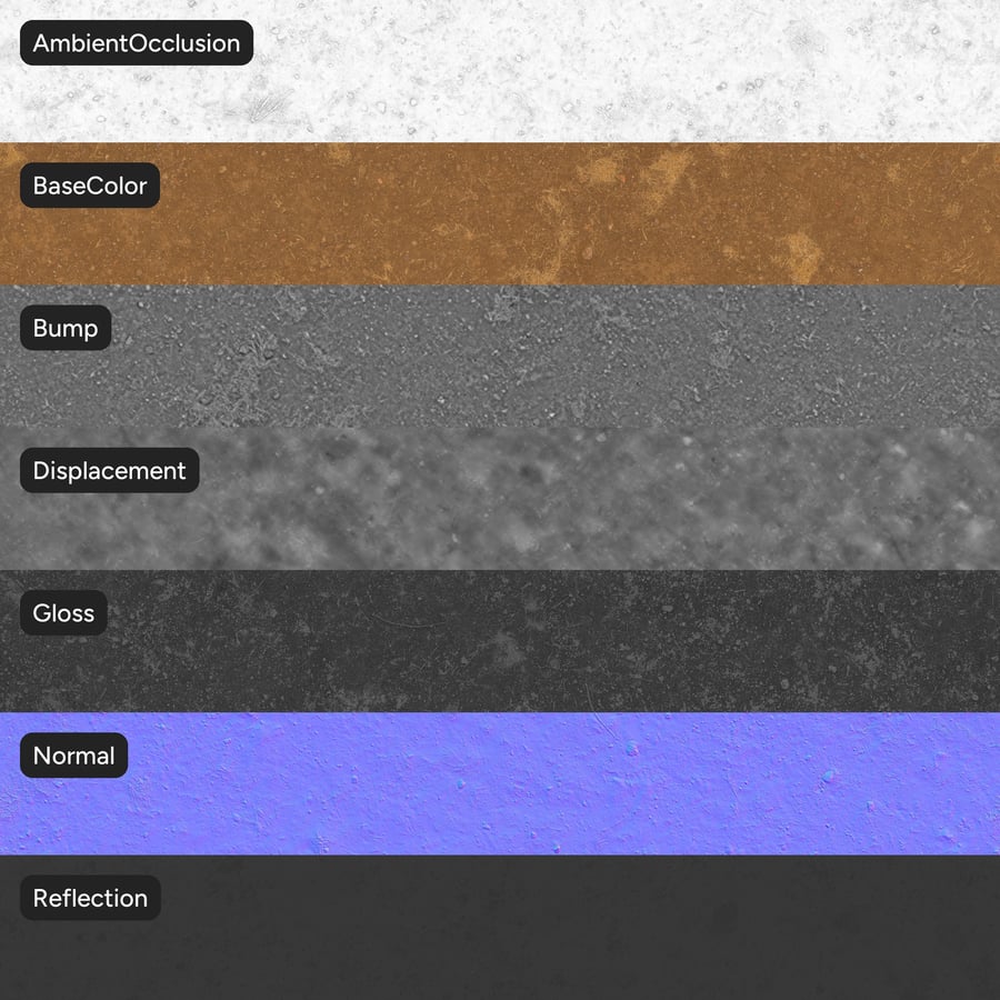 Patchy Dry Grass on Dirt Texture