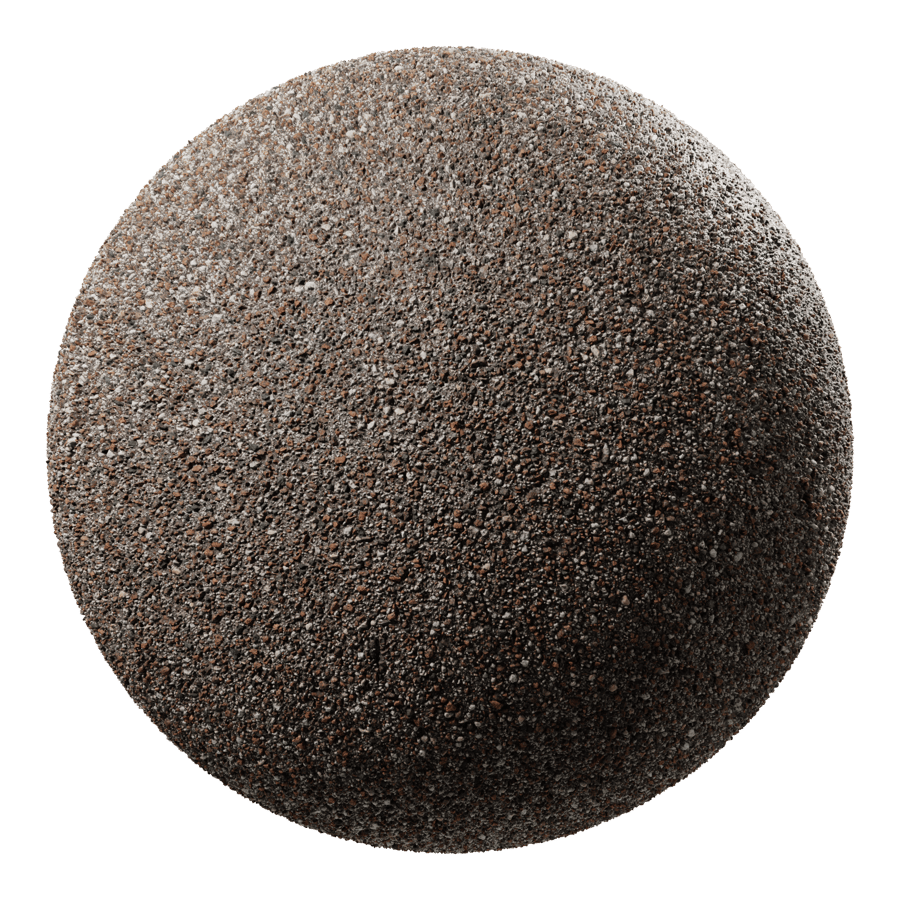 Kompakte Kies-Textur, Braun
