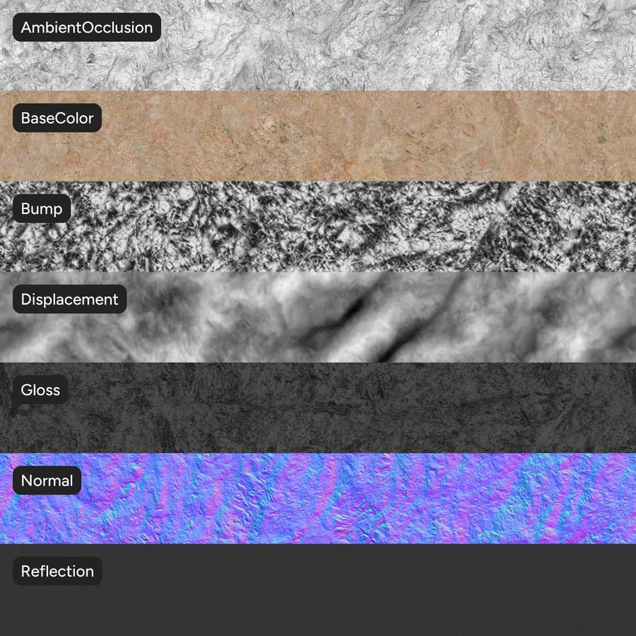 Jagged Cliff Texture, Beige