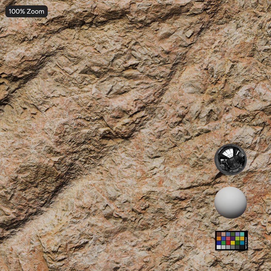 Jagged Cliff Texture, Beige
