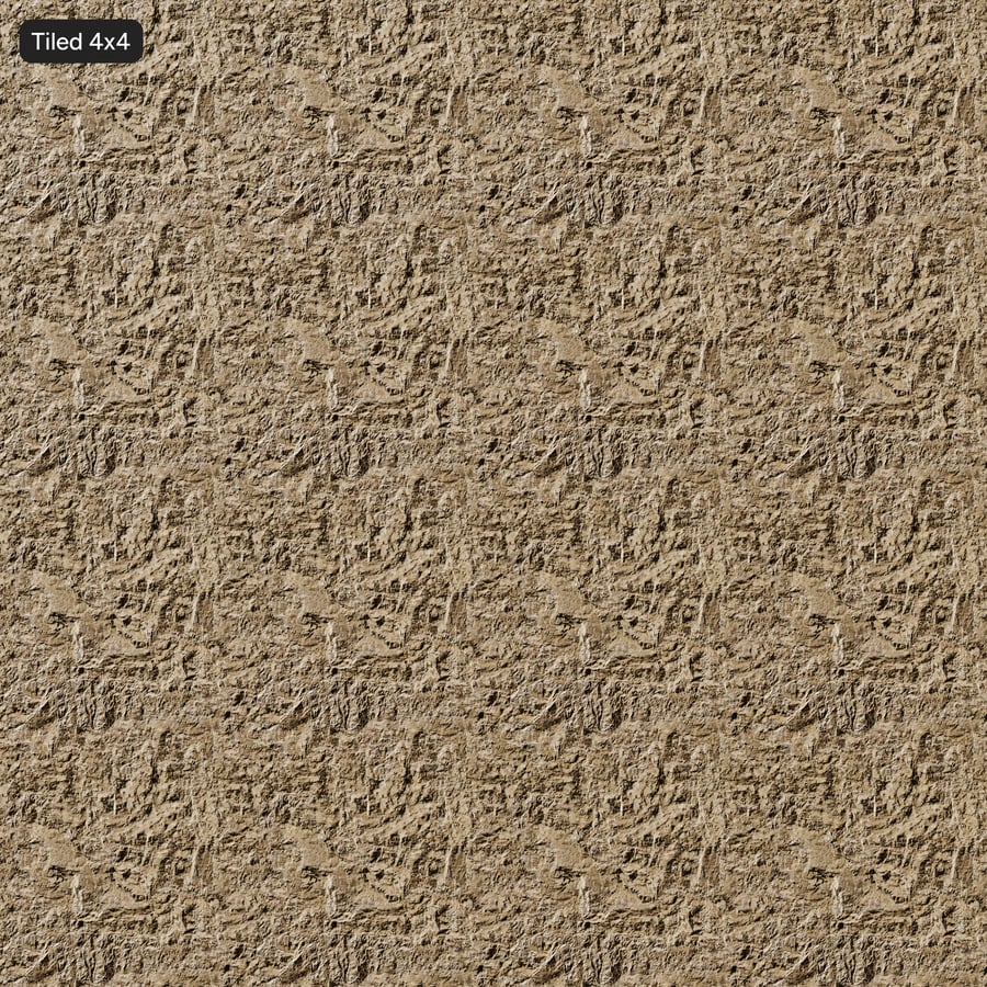 Struttura a scogliera intagliata, beige