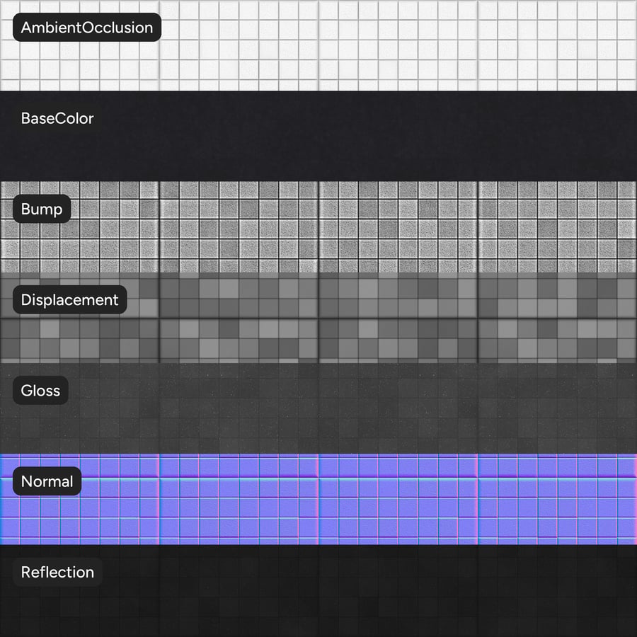 正方形音響タイル、ライトブルー