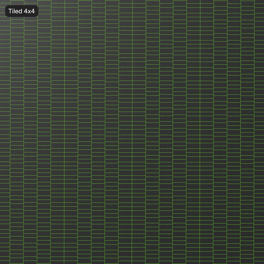 Geometric Acoustic Tile Texture, Green