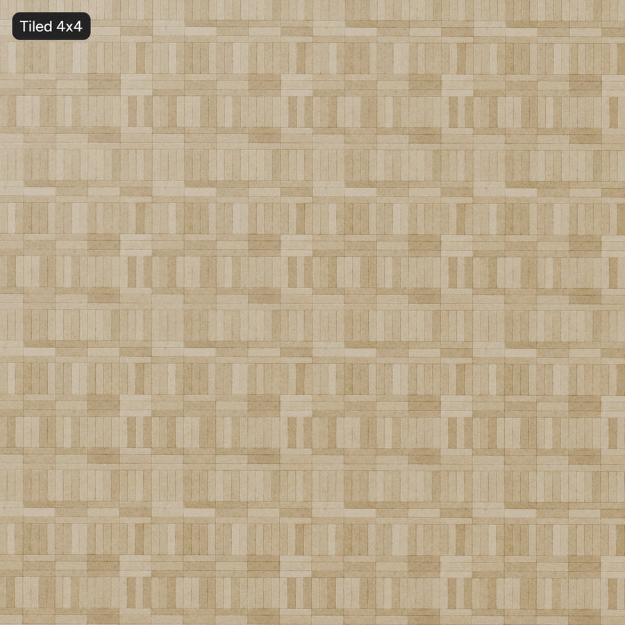 Thin Geometric Rectangular Acoustic Tile Texture, Beige