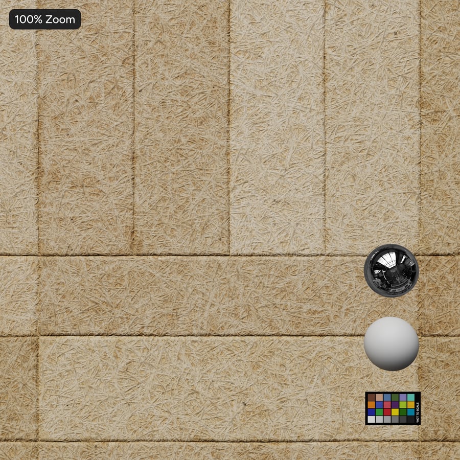 Thin Geometric Rectangular Acoustic Tile Texture, Beige