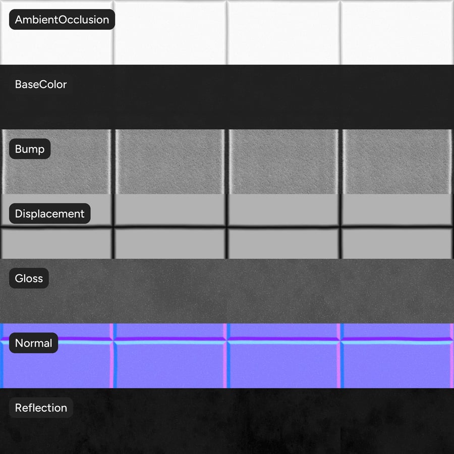 正方形発泡音響タイル、黒
