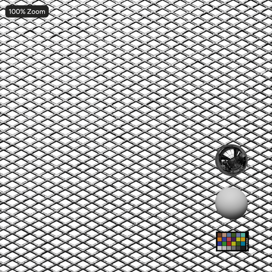 Ruitvormige Metallic Textuur