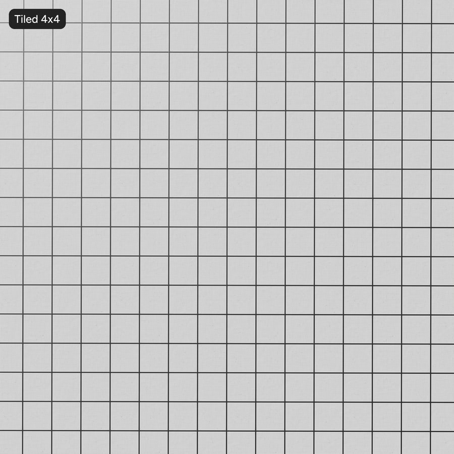 正方形穴あき音響タイル、ホワイト
