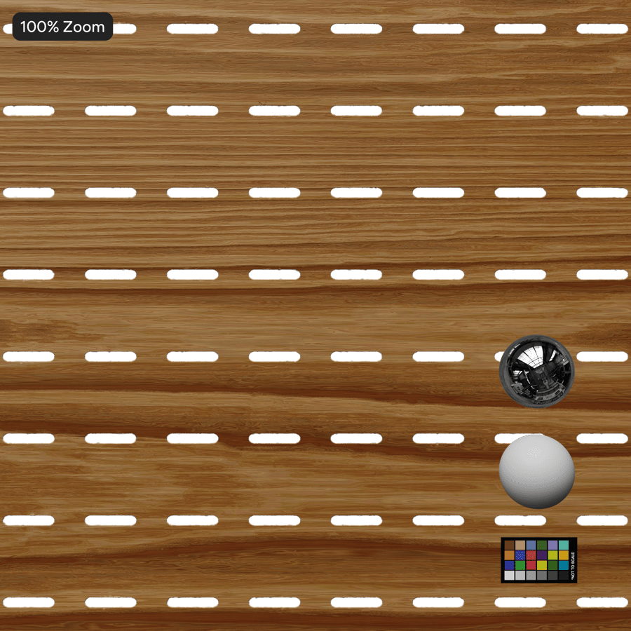 Perforated Wood Board Acoustic Tile Texture