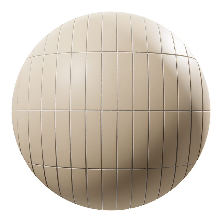 Rectangular Ceramic Matte Tile Texture, Beige