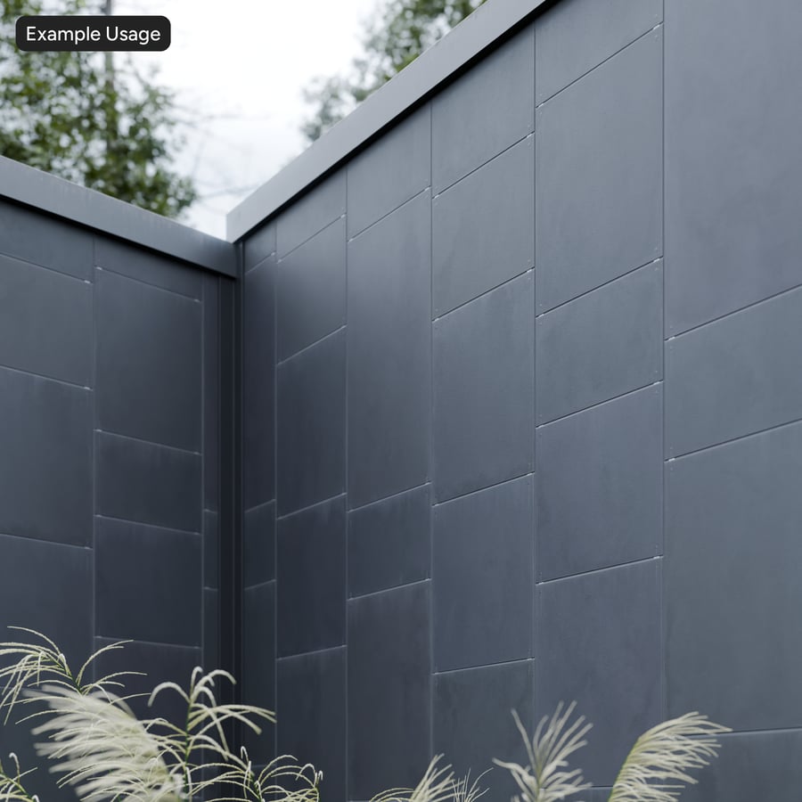 Tekstur Beton Panel Matte Offset, Hitam