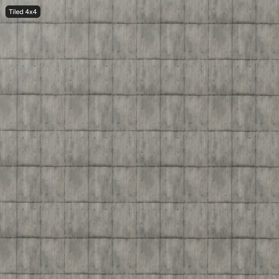 Zvětralá matná textura betonu se spojovacími otvory