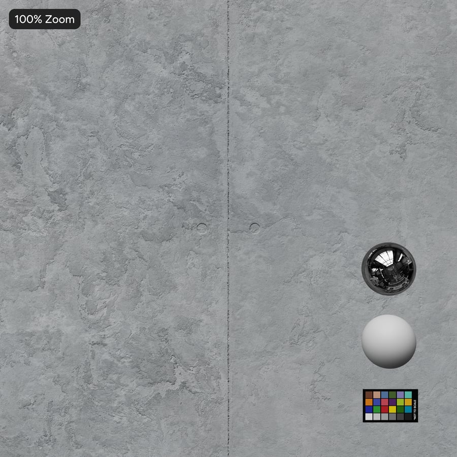 Matte Panel Tie Hole Concrete Texture, Blue