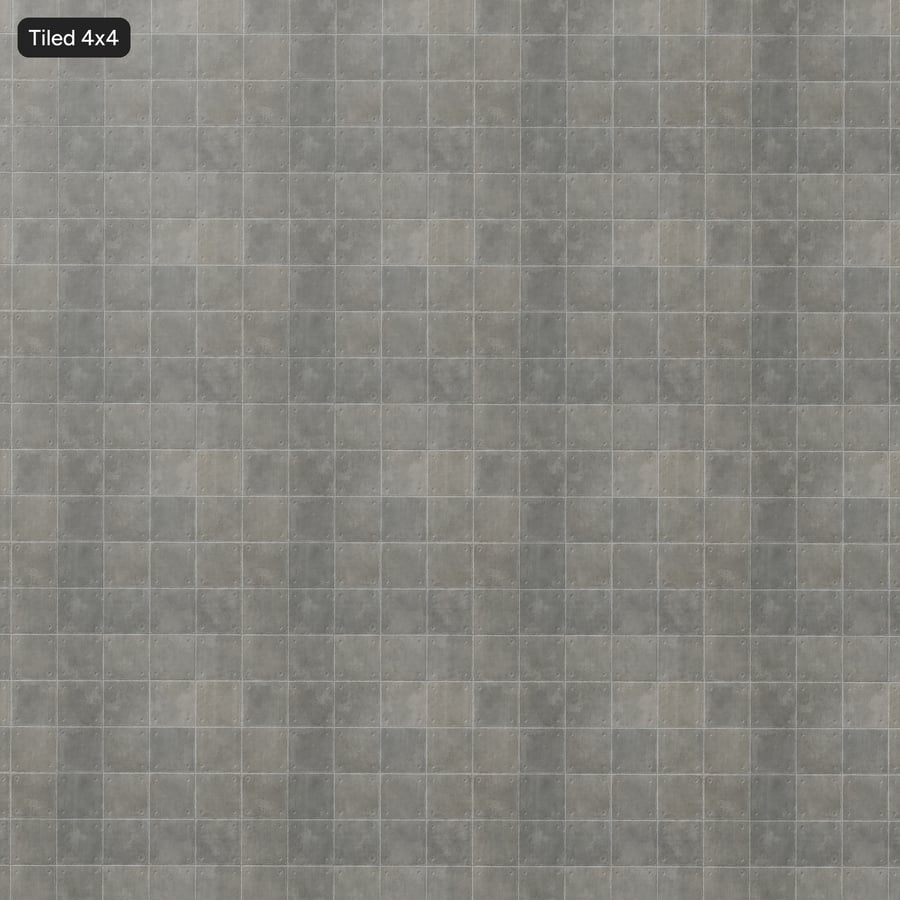 Négyzet alakú matt panel nyakkendőlyukkal beton textúrával
