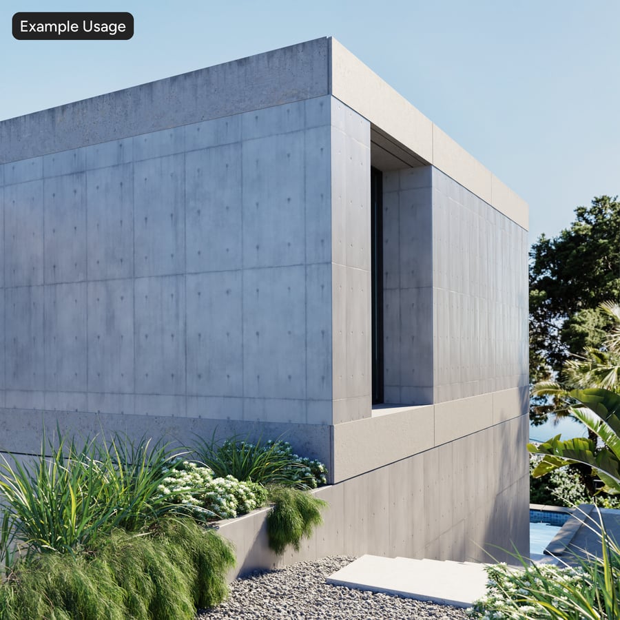 Weathered Polished Tie Holes Concrete Texture