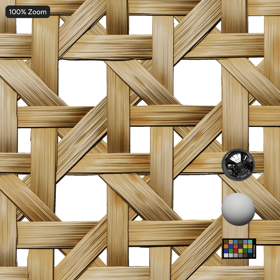 Cane Wicker Webbing Texture