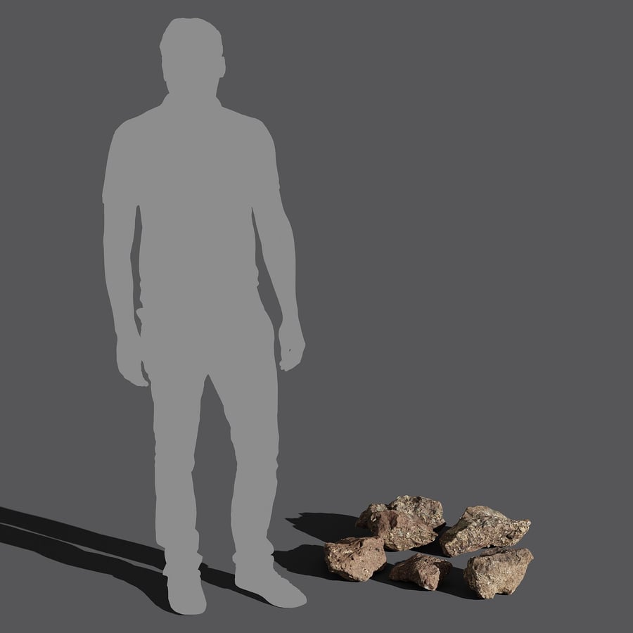 Collectie Jaggered Desert Sandstone Rotsmodellen