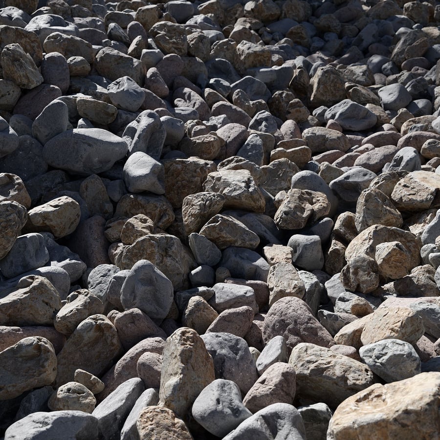 Collezione di modelli di pietra di fiume assortiti