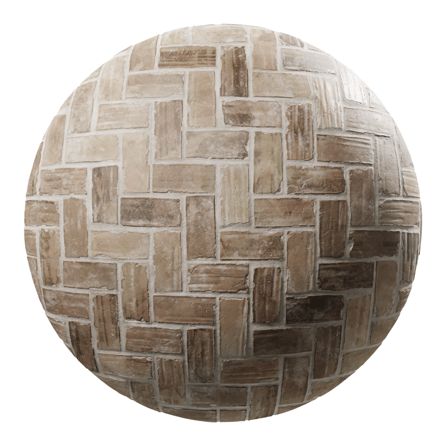 Chevron Terracotta Ham Karo Dokusu, Bej