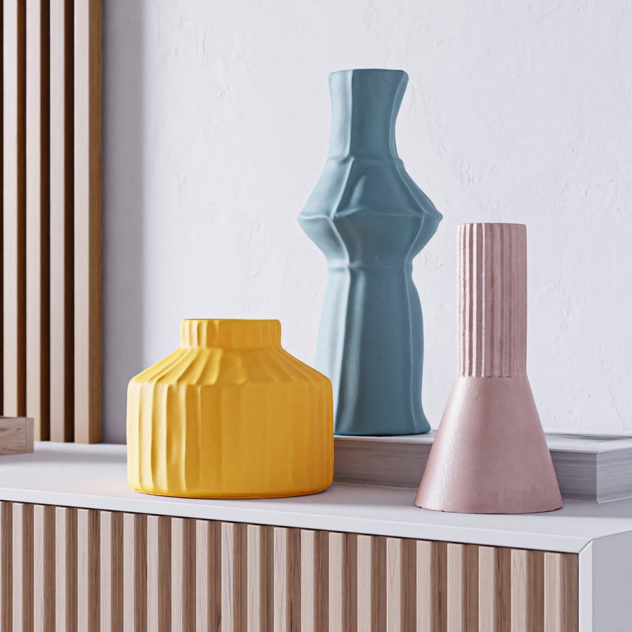 Model Vas Origami Torso Keramik