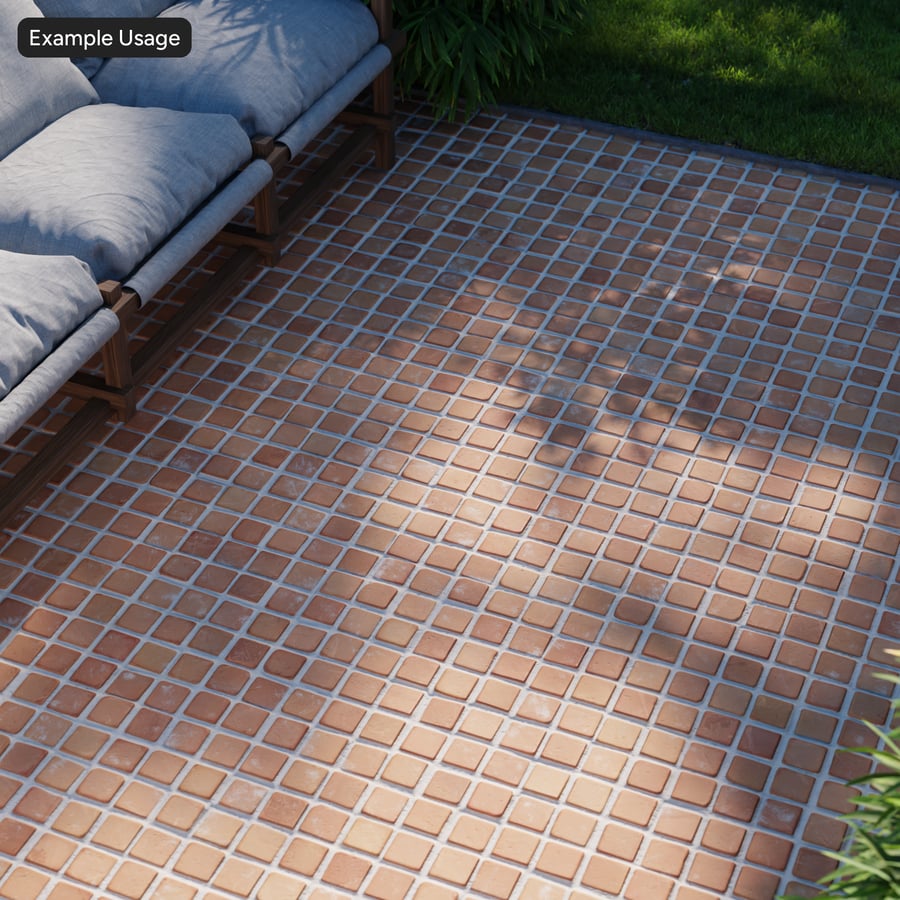 Kare Terracotta Ham Karo Dokusu, Turuncu
