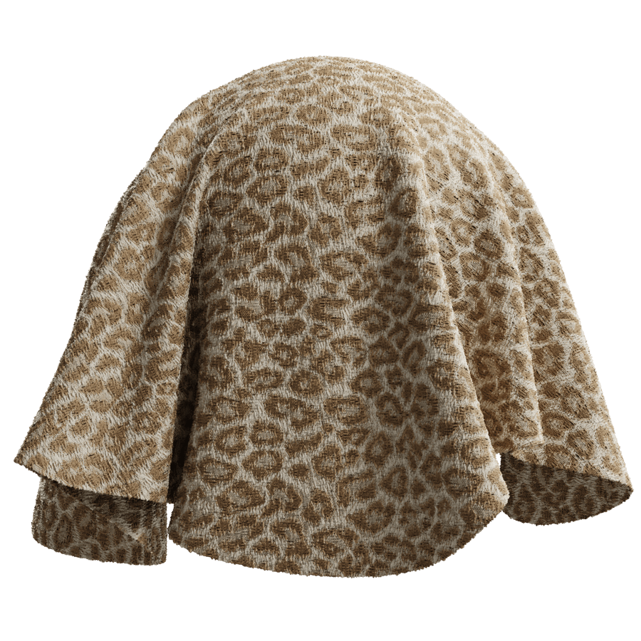 Tkanina tapicerska Animal Jacquard, naturalna