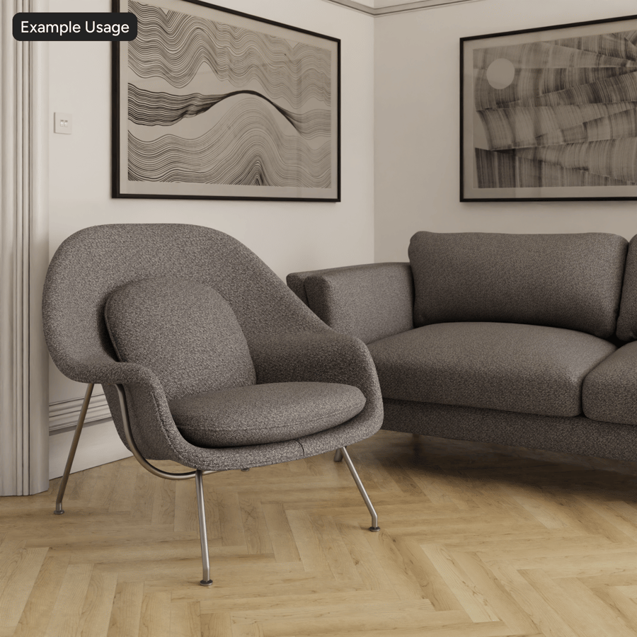 Plain Upholstery Fabric, Gray