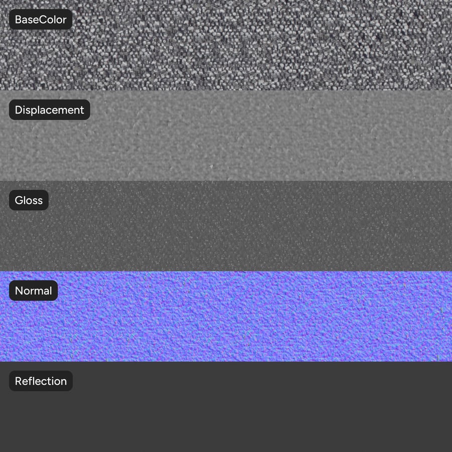 Plain Upholstery Fabric, Gray