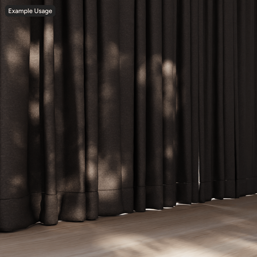 Effen Chenille Draperie Bekledingsstof, Grijs