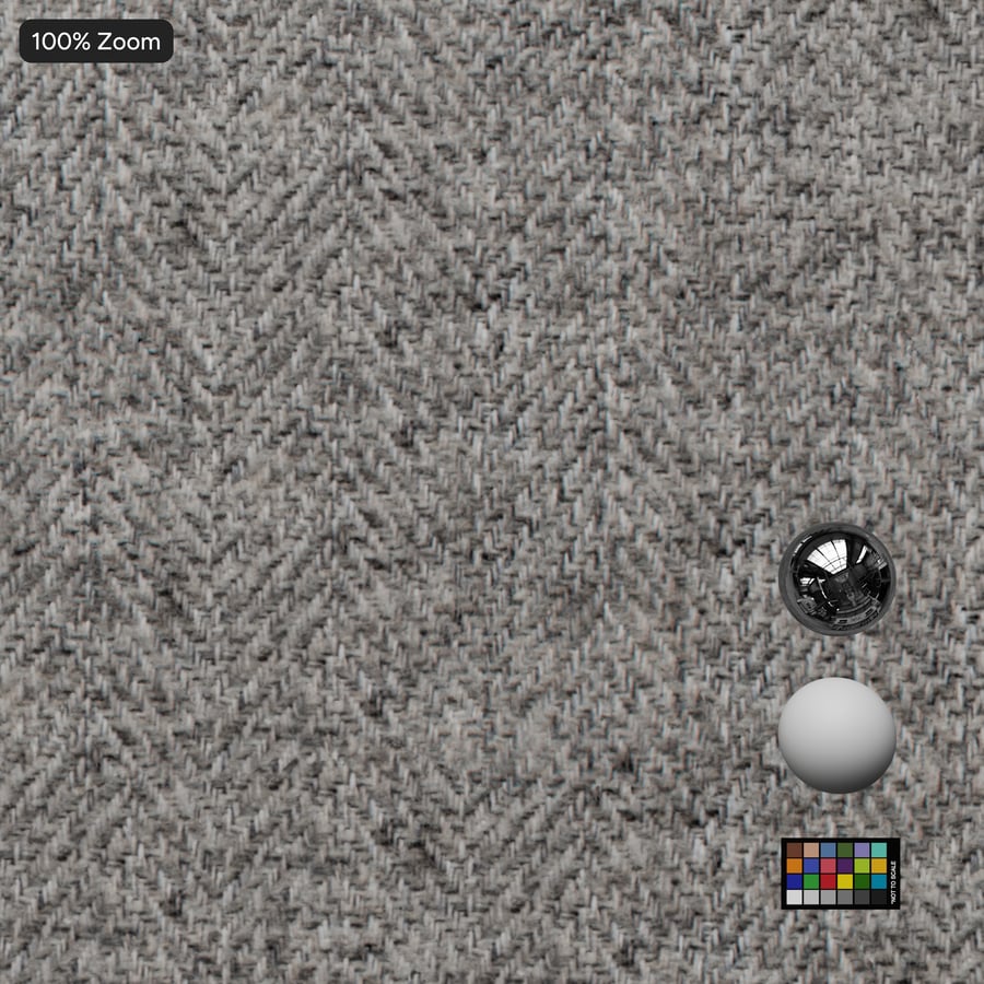 Plain Flat Upholstery Fabric Texture, Gray