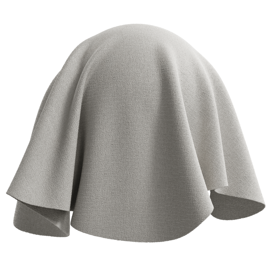Plain Flat Drapery Fabric Texture, White