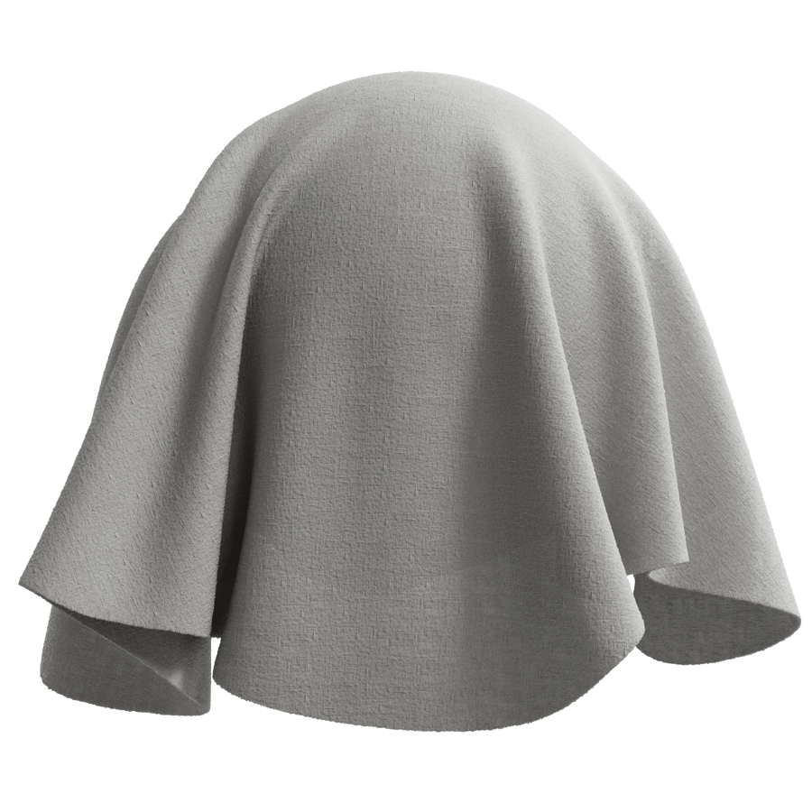 Plain Sheer Drapery Fabric, Gray
