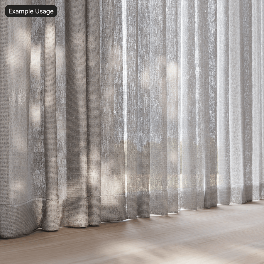 Organiczna tekstura draperii, szary