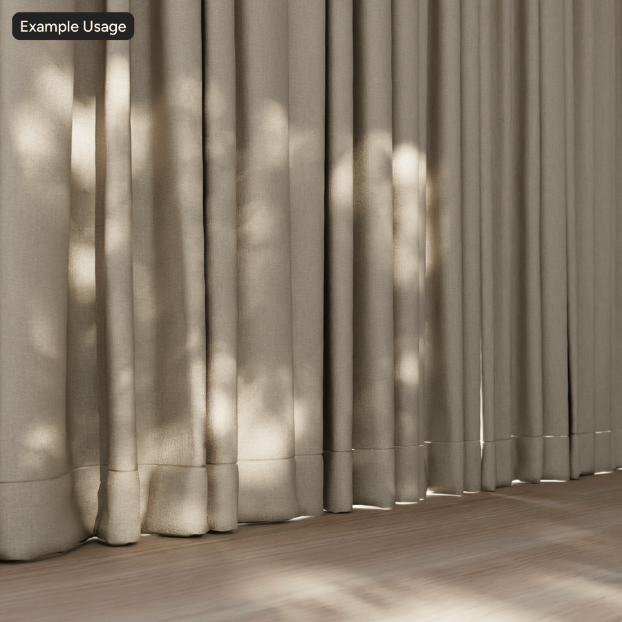 Effen Chenille Draperie Bekledingsstof Textuur, Beige