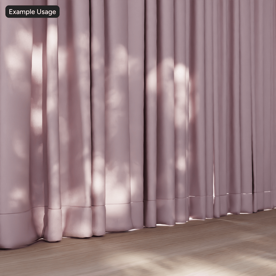 Plain Flat Drapery Upholstery Fabric Texture, Pink