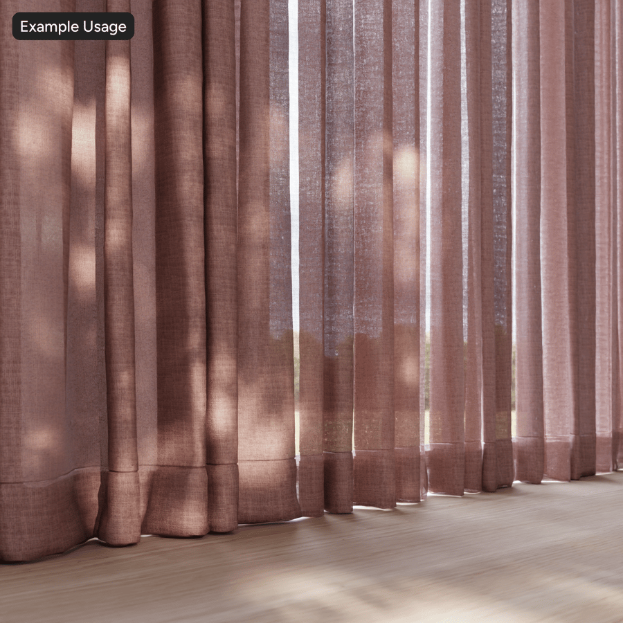 Prostý průsvitný draperie textilie Textura, růžová