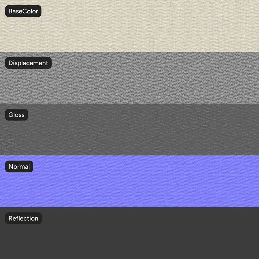Plain Blackout Drapery Fabric Texture, White