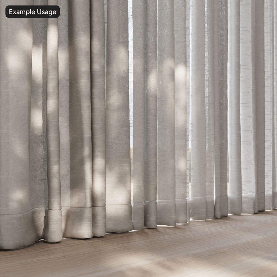 Effen Draperie Stof Textuur, Wit