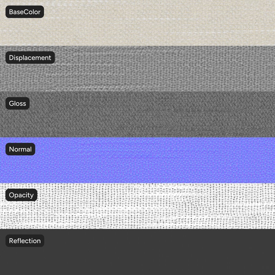 Effen Draperie Stof Textuur, Wit