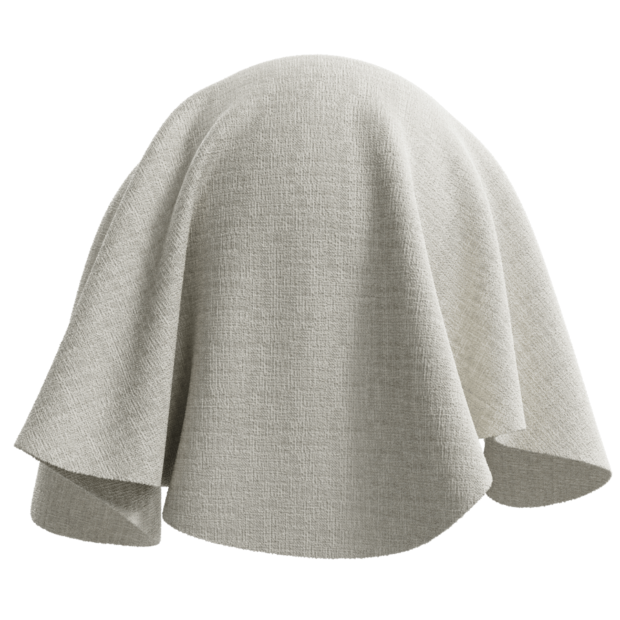 Plain Natural Sheer Drapery Fabric Texture, White