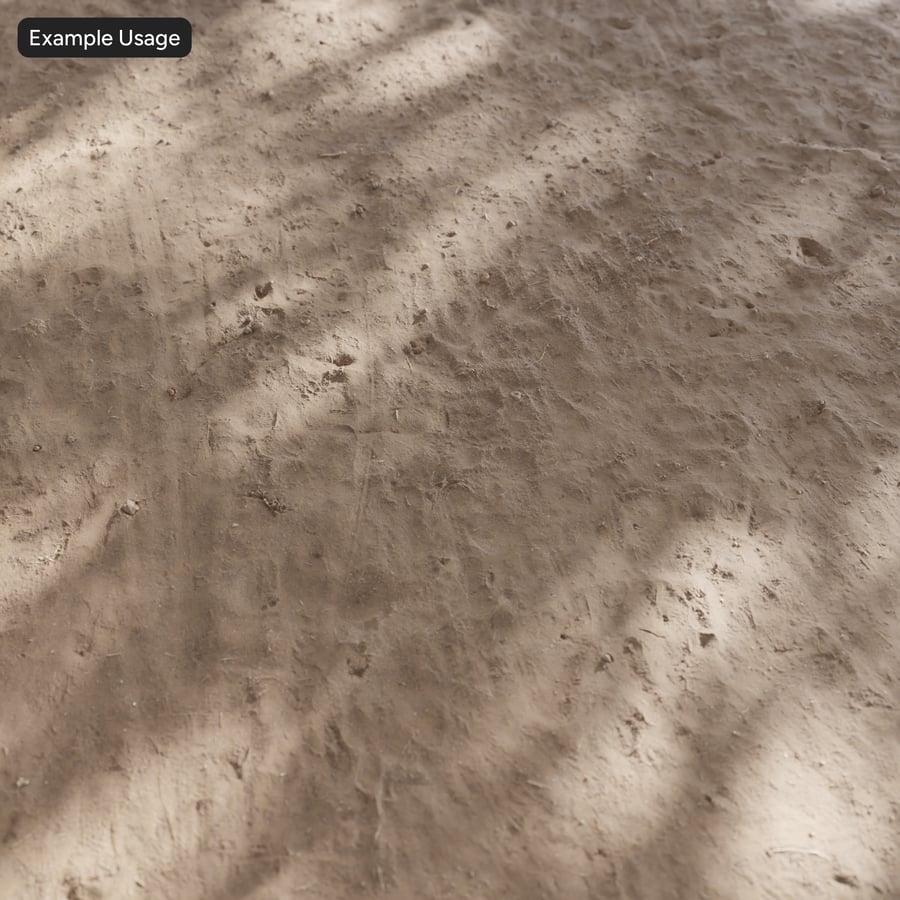 Scraped Dirt Texture, Orange