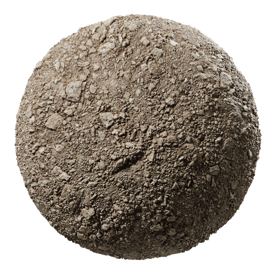 Large Broken Rocks on Dirt Texture