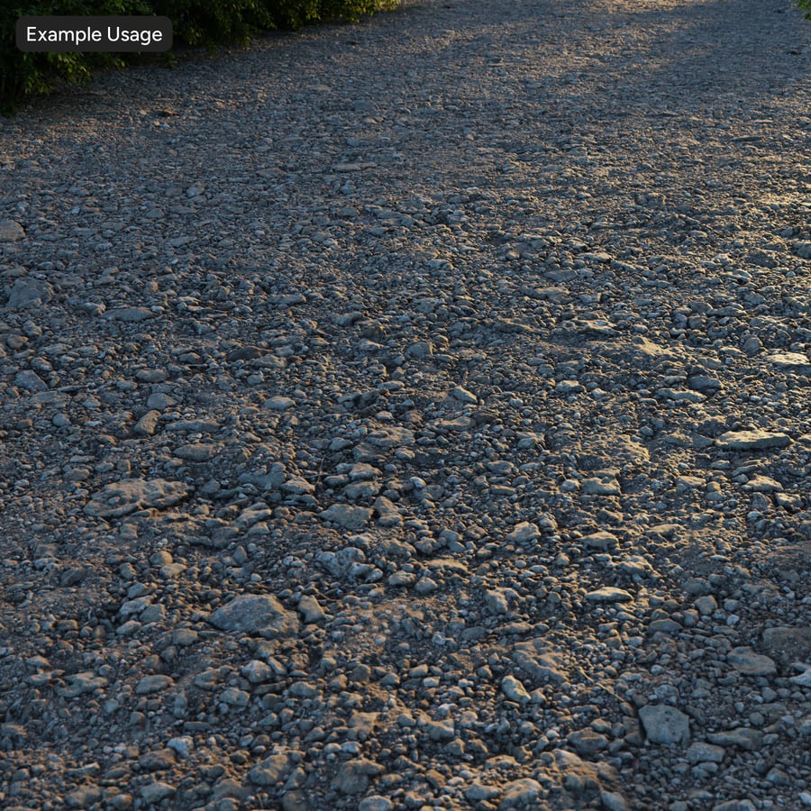 Large Broken Rocks on Dirt Texture