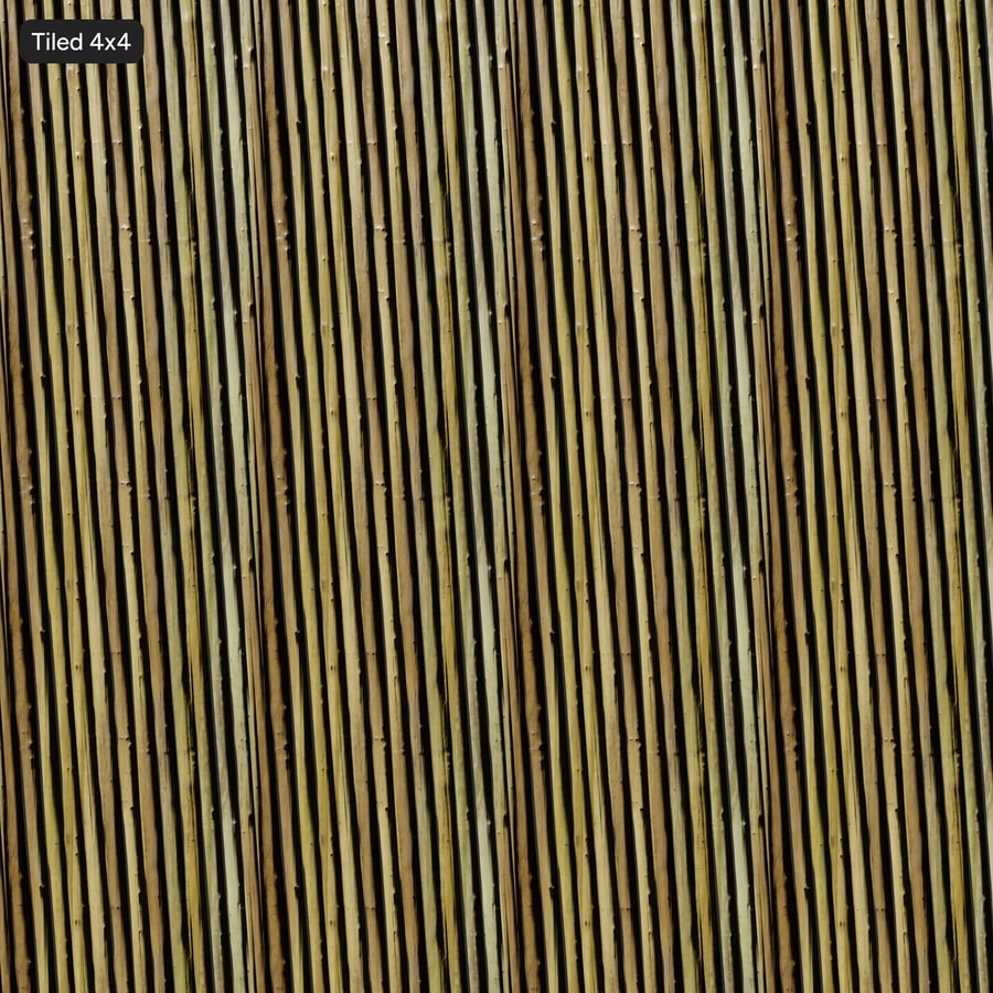 Bamboo Unwrapped Wicker Texture