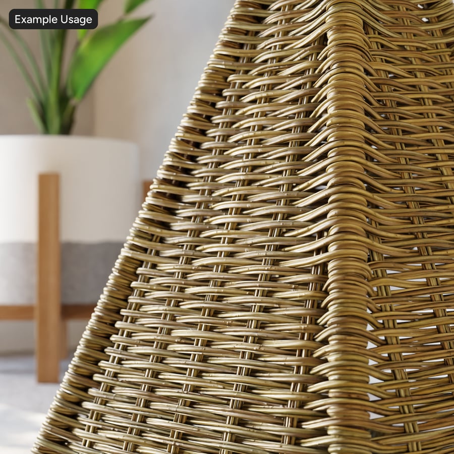Bamboo Unwrapped Wicker Texture