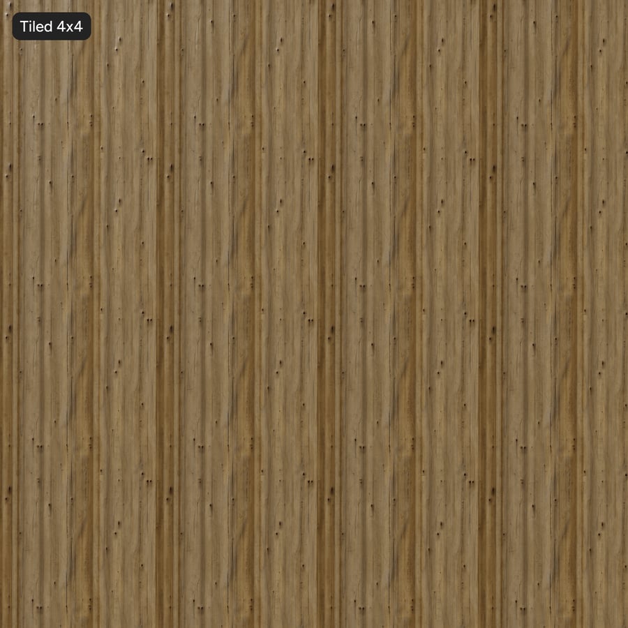Unwrapped Bamboo Wicker Texture