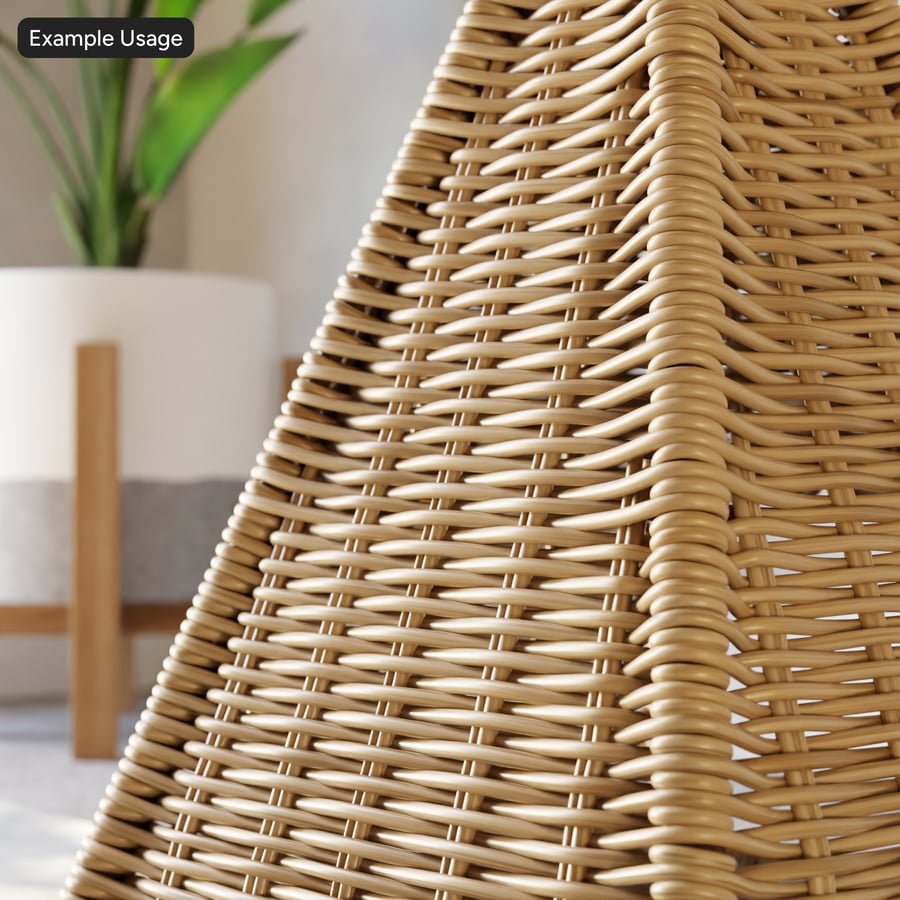 Unwrapped Wicker Texture, Striped